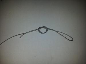 Schlaufe Vorfach binden