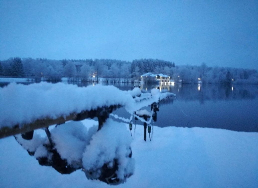 Welsangeln im Winter